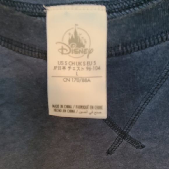 Disney Mickey Mouse Shirt Distressed Vintage Look Blue Size Small - Picture 5 of 8